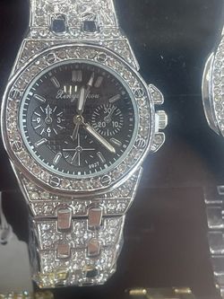 Iced out watch