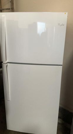 Whirlpool Top Mount White Refrigerator
