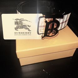 Burberry Belt Authentic Material