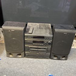 Sony Hi-Fi Stereo System Set