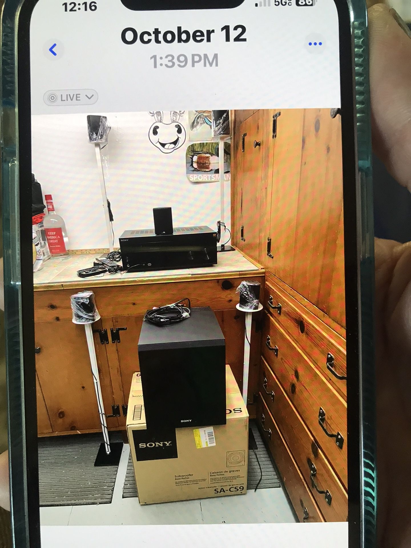 Sony Complete Home Theater W/Surround Sound