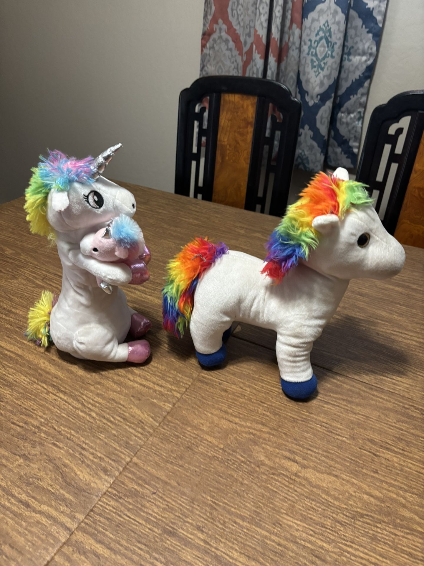 Rainbow Stuffed Animals