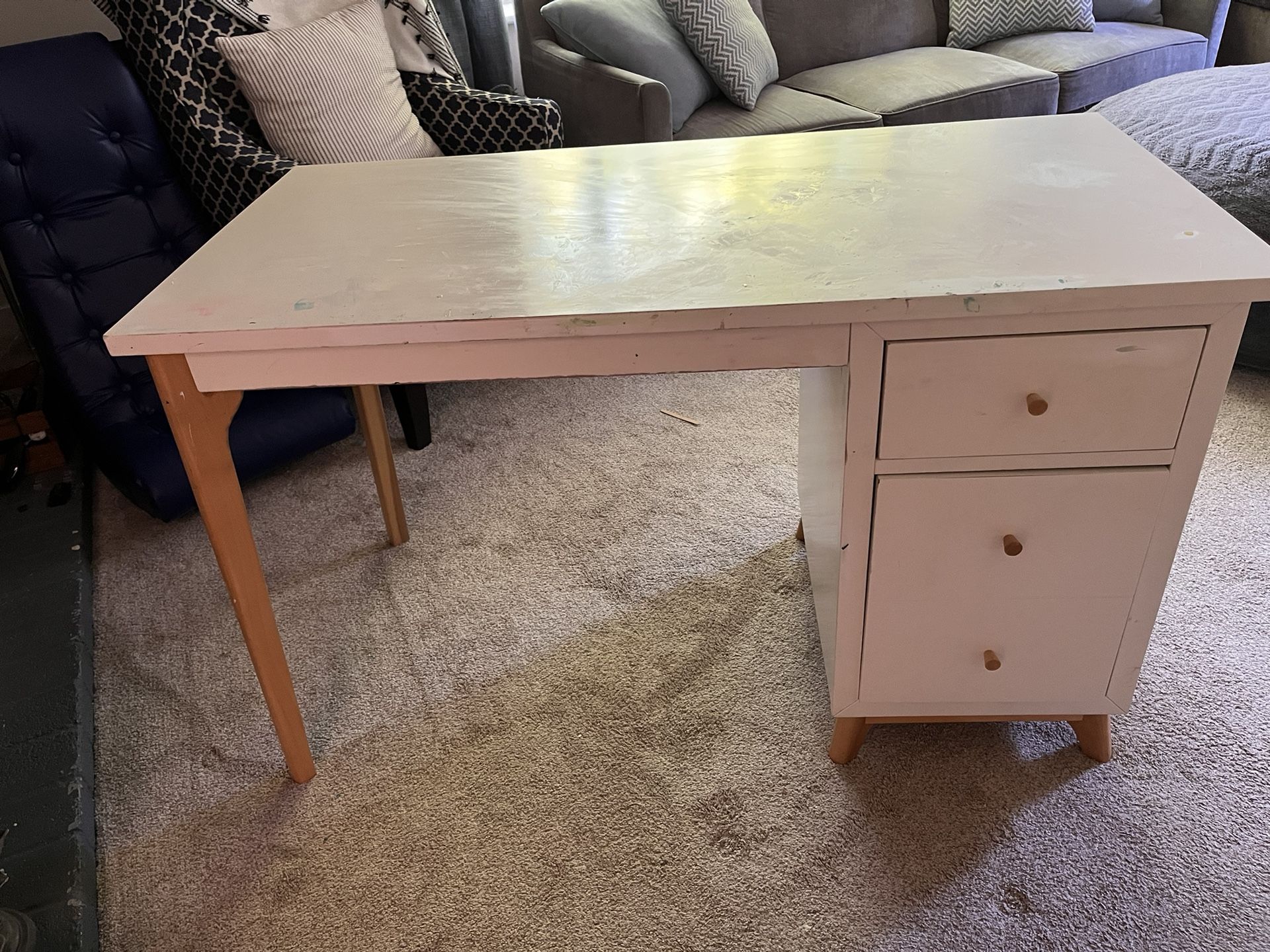 Dania White Desk