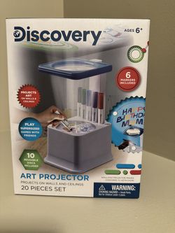 Kids NEW Discovery Art Projector make images and project onto the walls or ceiling!