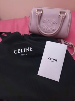 Celine Paris Mini Boston Bag Pink