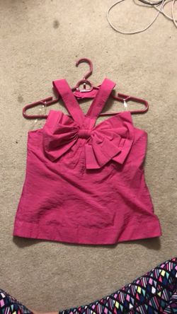 Pink halter top