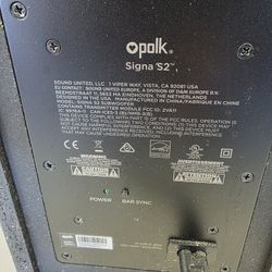 Polk Soundbar With Remote 