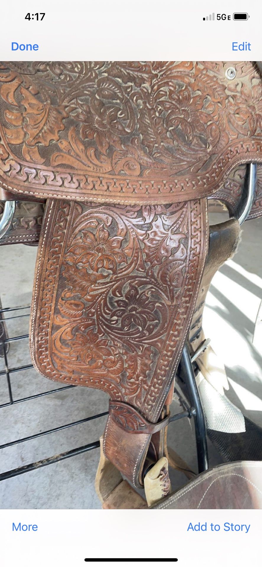 Roping Saddle For Sale $200 