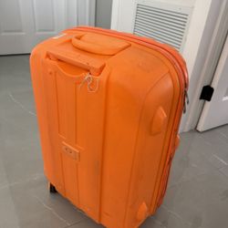 Orange Large Suit Case 