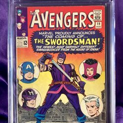 Avengers #19 CGC 6.0 1965 Stan Lee  1st Appearance Swordsman MARVEL Hawkeye 