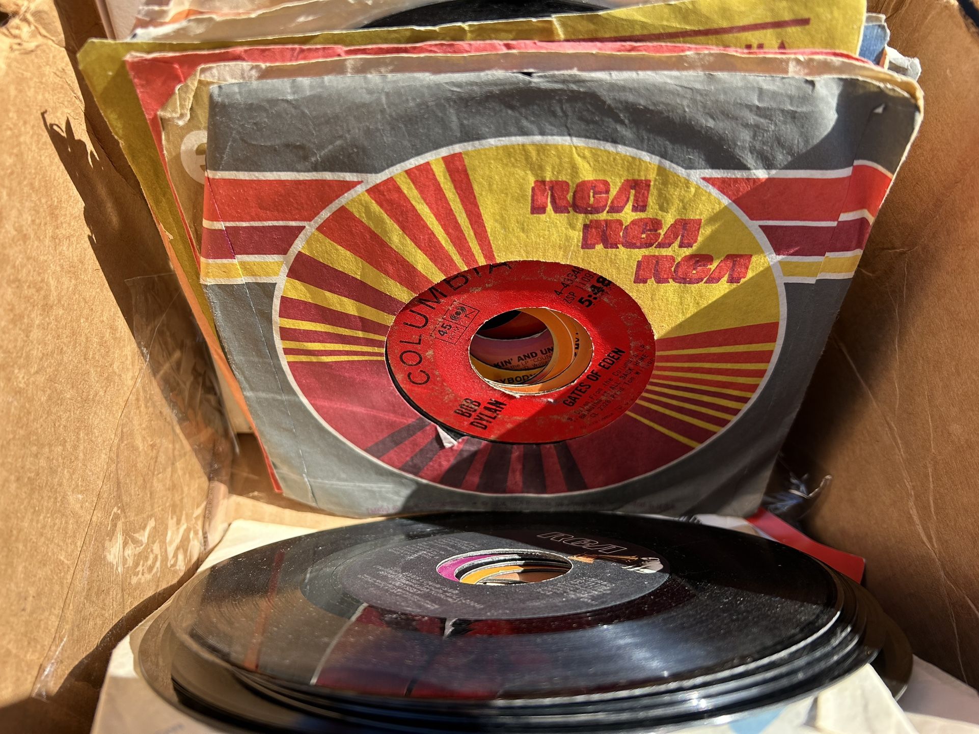 Vintage Vinyl 45 Records