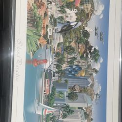San Diego Island Paradise Poster Frame Artwork By David Schweitzer