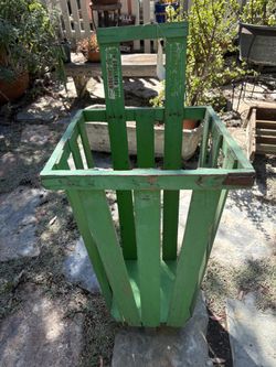 Vintage Los Angeles Farmers Market Shopping Cart