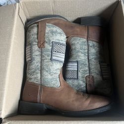 Ariat Patriot Western Cowboy Boots Square Toe Leather