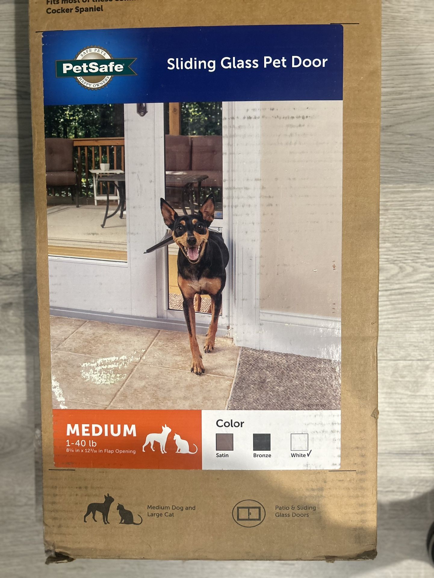 Dog/Pet Sliding Glass Door Insert Panel