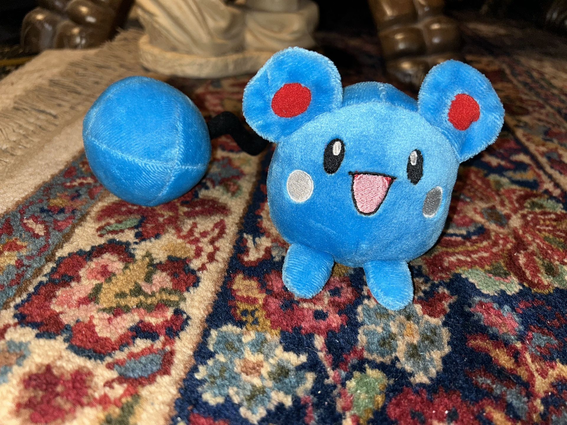 2004 Pokemon Advanced Azurill Bean Bag Plush From Hasbro