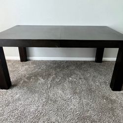 Ashley  wood dining table ( extendible )