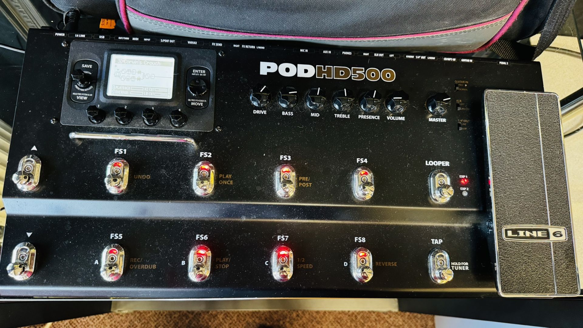 Line 6 Hd500 Guitar Effects Stomp Box 