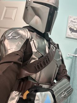 Mandalorian Costume W/ Two Helmets Xs