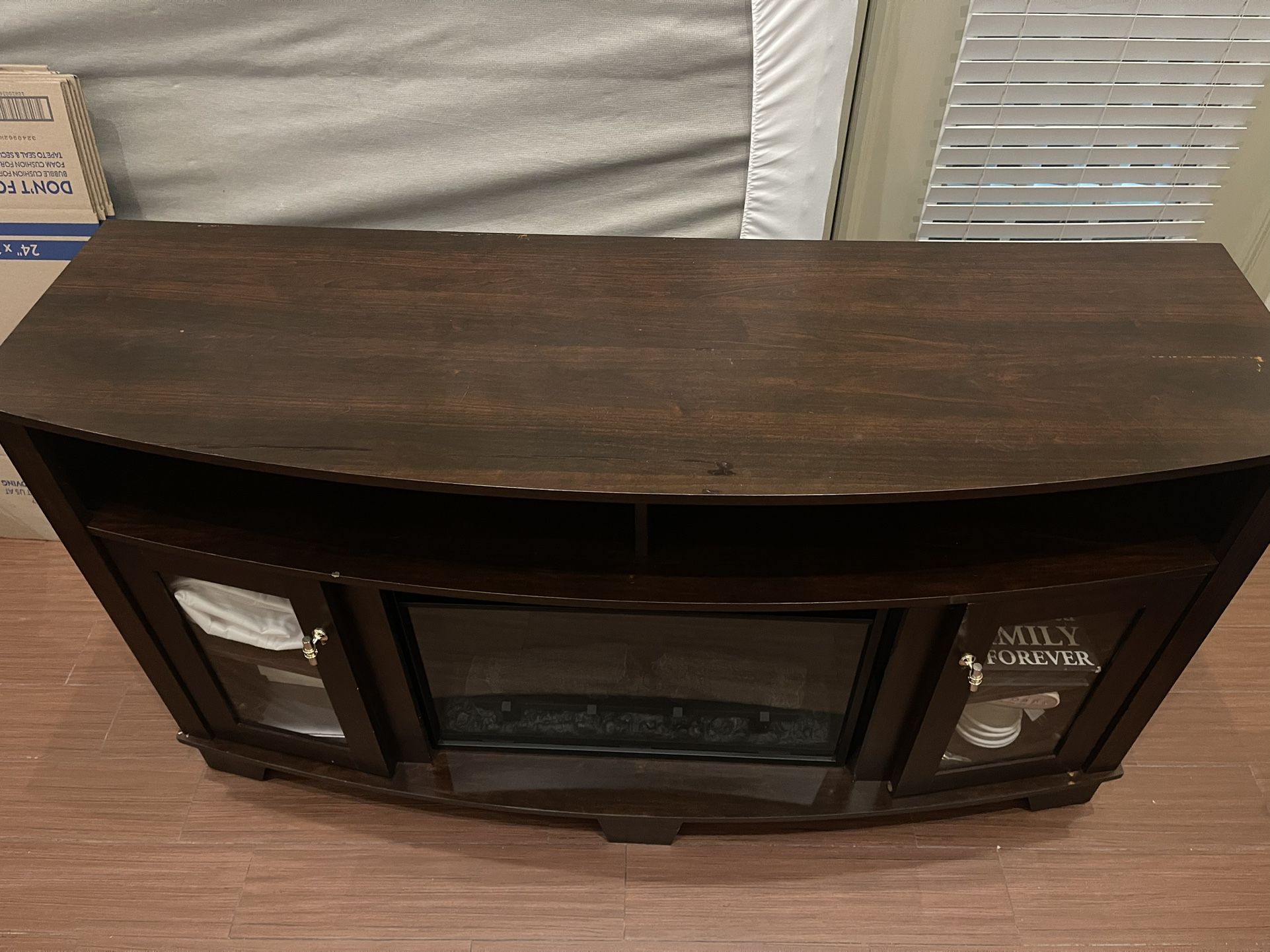 Tv Stand/ Electric Fire Place