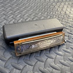 Super Chromomica Harmonica In Good Condition Made By Germany 