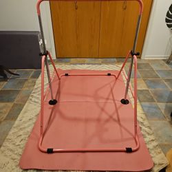 Exercise Bar For Kids, Mat Included