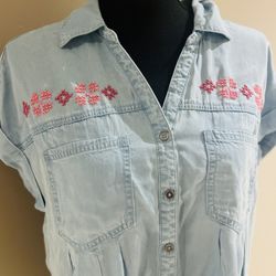 Handmade Embroidery Stitch Top