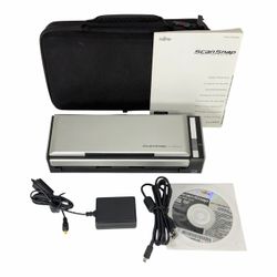 Fujitsu ScanSnap S1300i Portable Color Document Scanner With Power Cord & USB