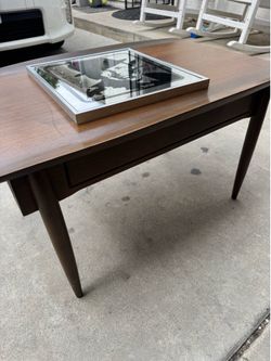 Mid-Century Modern Walnut  Side Table