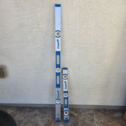(SET OF 2) Empire 48" Magnetic Level & 24" Empire Level / Empire Aluminum Level