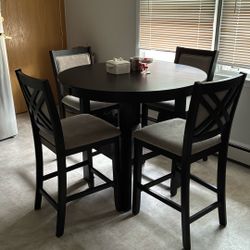 Black With gray Chairs