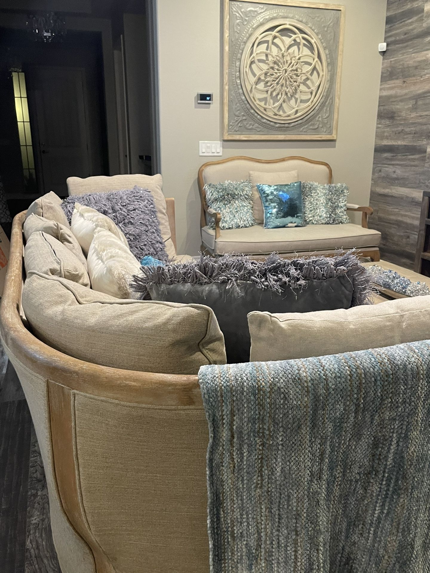 Element Modern Couch And Love Seat