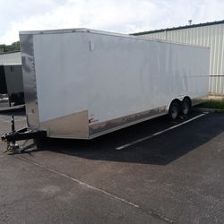 8.5x24ft Enclosed Vnose Trailer Brand New Moving Storage Cargo Traveling Car Truck ATV UTV SXS Hauler