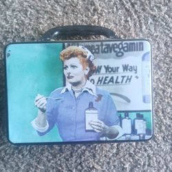 I Love Lucy Metal Lunchbox Collectors Item 