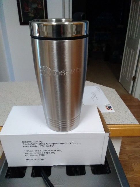 Stainless Steel Mug 14oz. New