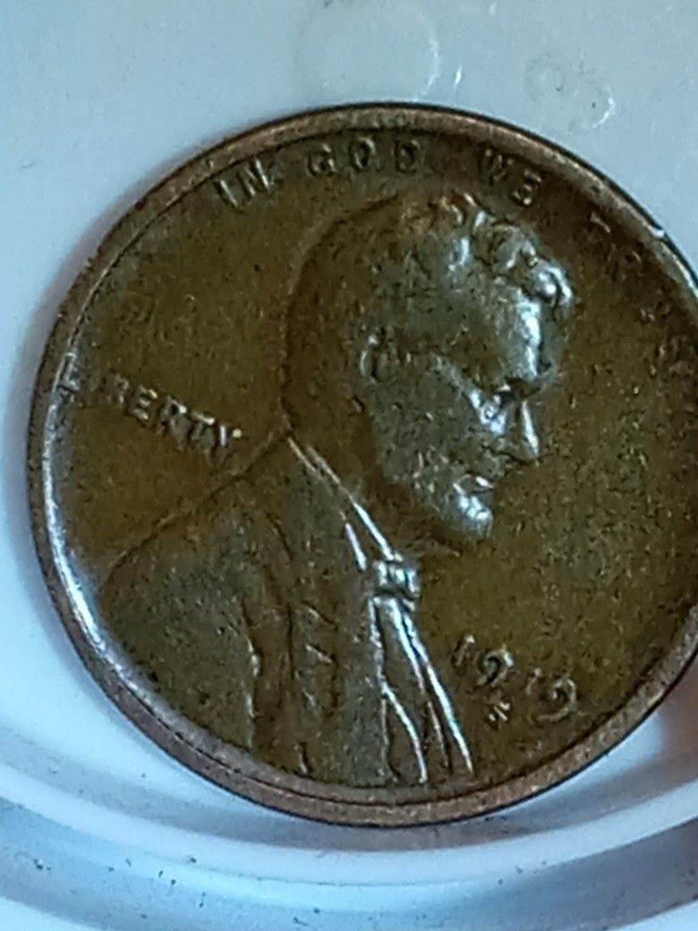 1919 S Wheat Penny Very Rare Mint Errors