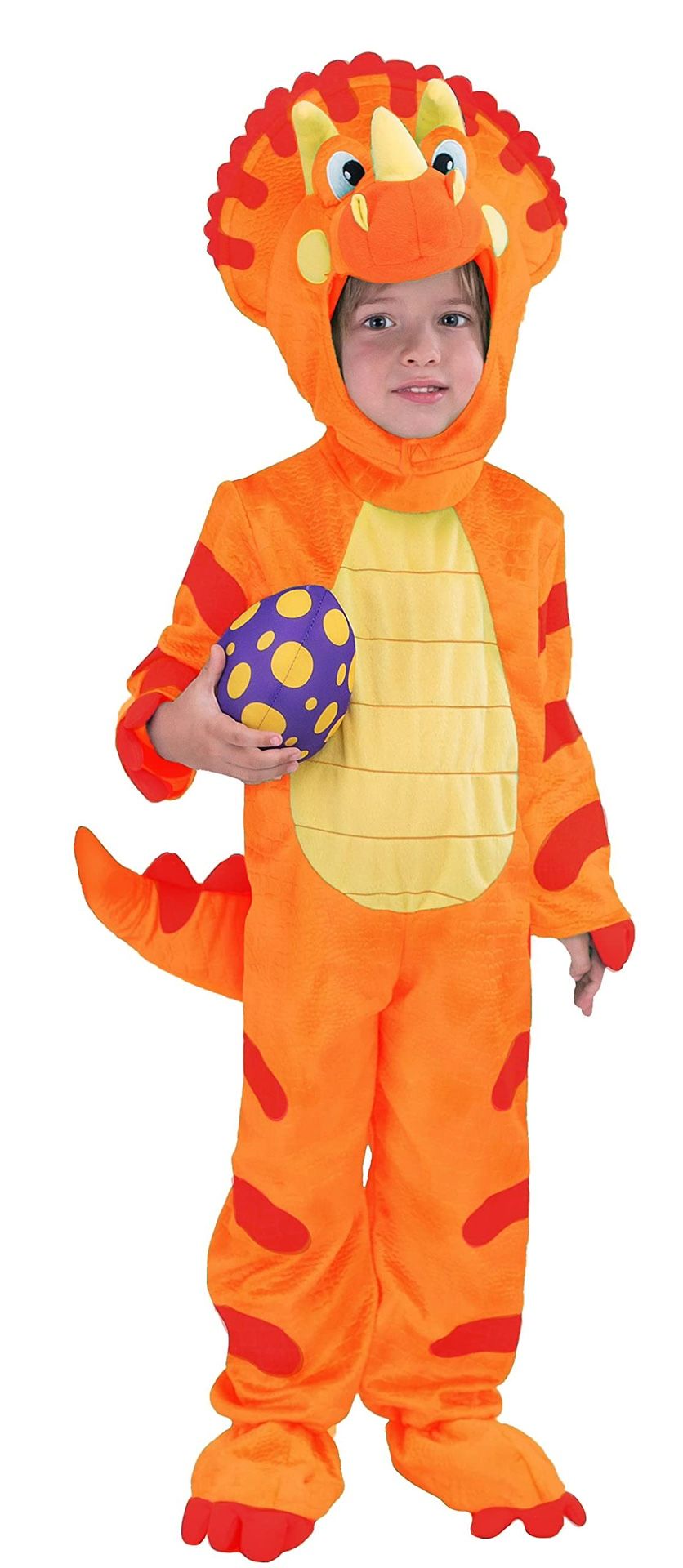 Spooktacular Creations Child Triceratops Dinosaur Costume For Kids Toddler Halloween Dress Up 18-24 Mon