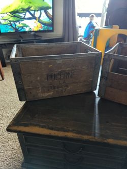 Lucerne Antique Wooden Crates