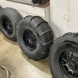 Can Am X3 Wheels And Paddle Tires