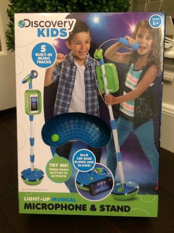 Brand new - Discovery kids microphone and stand