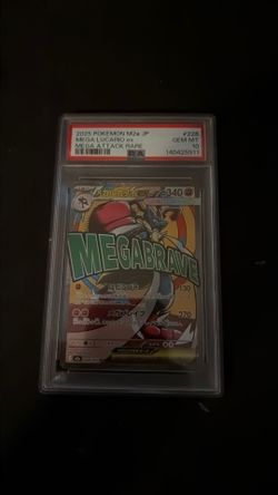 2025 Japanese Pokemon Mega Lucario ex PSA 10