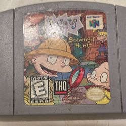 Rugrats Scavenger Hunt Nintendo 64 Game