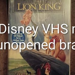 Lot Disney VHS Cassettes Seeled