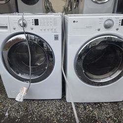 Lg Washer And Dryer Set Electric 
