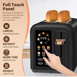 Toaster W/Touch Control and 7 Settings ( Brand New, Never Used, In Box ) For $25