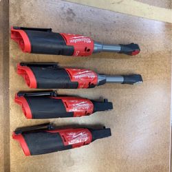 New M12 High Speed Ratchets 1/4 And 3/8, Regular And Extended