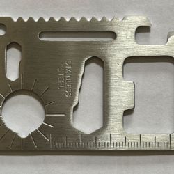 Stainless Steel Multipurpose Pocket Tool New
