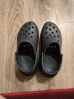 Black Platform Crocs