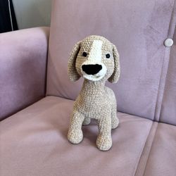 handmade crochet dog