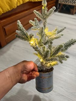 Snow Flaked Christmas Tree